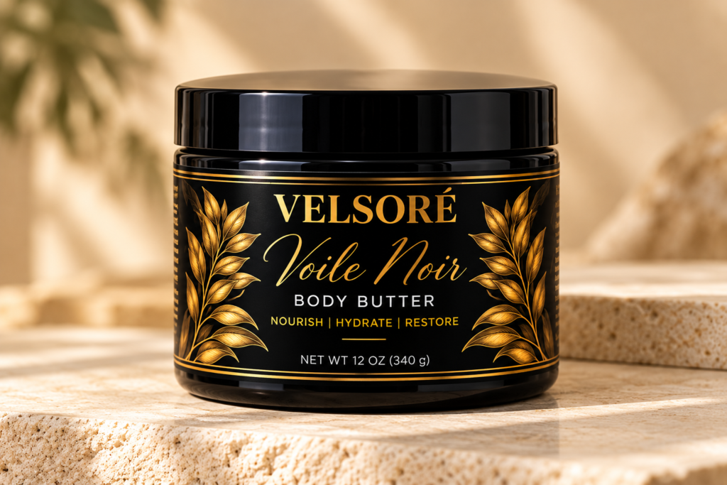 VELSORÉ Voile Noir Body Butter 12 oz